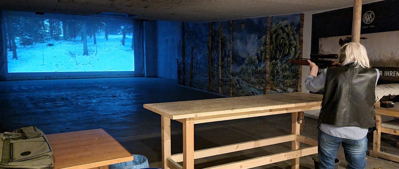 Drückjagdtraining 2022 im Schießkino Wallenhausen - Bayerischer Jagdverband